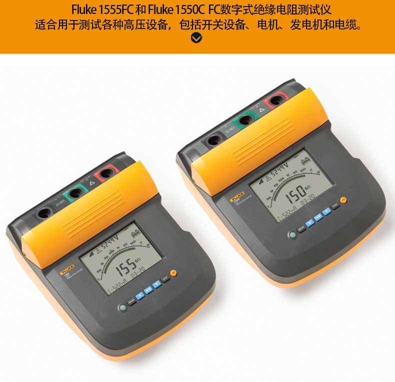 Fluke 1555/Fluke 1555 FC绝缘电阻测试仪产品图片