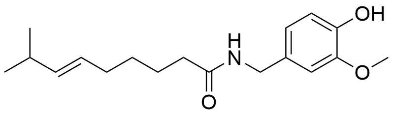 辣椒碱分析对照品,404-86-4、Capsaicin,分析对照品