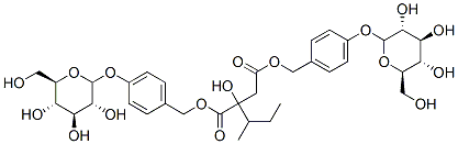 1,4-二[4-(葡萄糖氧)苄基]-2-异丁基苹果酸酯,58139-23-4、Militarine,分析对照品,98％